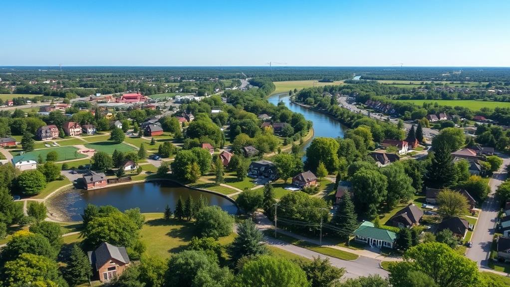 suburban minnesota community with natural amenities