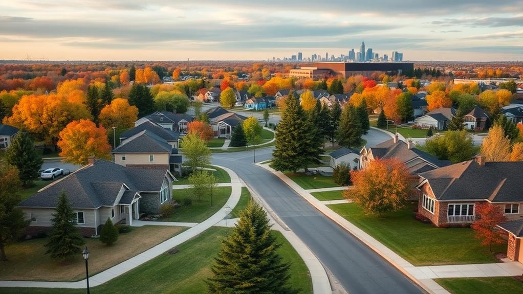 suburban minnesota town near minneapolis