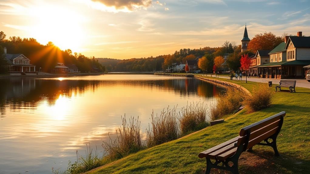 tranquil suburban community near minneapolis